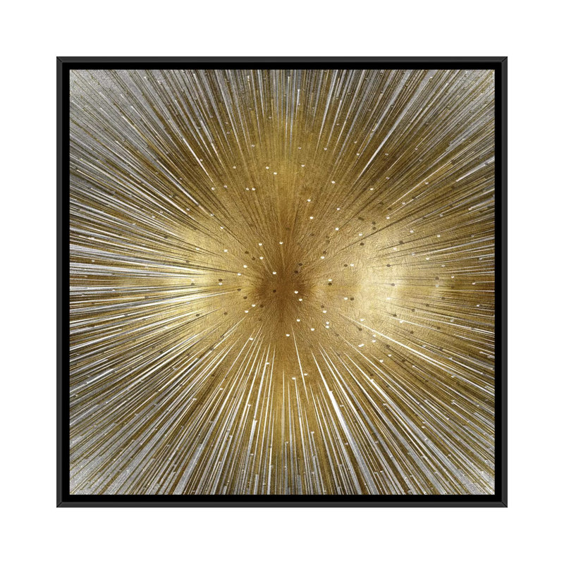 «Radiant», impression sur toile tendue, H 12 po x l 12 po x P 1,5 po, Toile avec cadre noir
