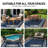 Border Navy/Ivory Easy-Care Jute-Style Indoor/Outdoor Flat Woven Area Rug-1883060185-1883060183