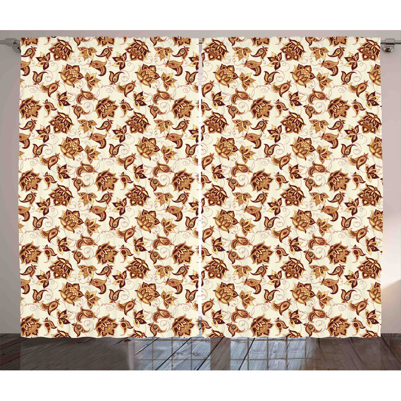 Bathurst Semi Sheer Curtain Pair, 54" W x 84" L