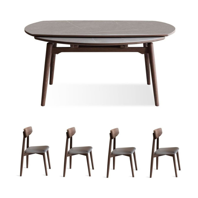 Ensemble de table de salle à manger 4 personnes Merrill, H 29,53 po x l 51,18 po x P 31,5 po