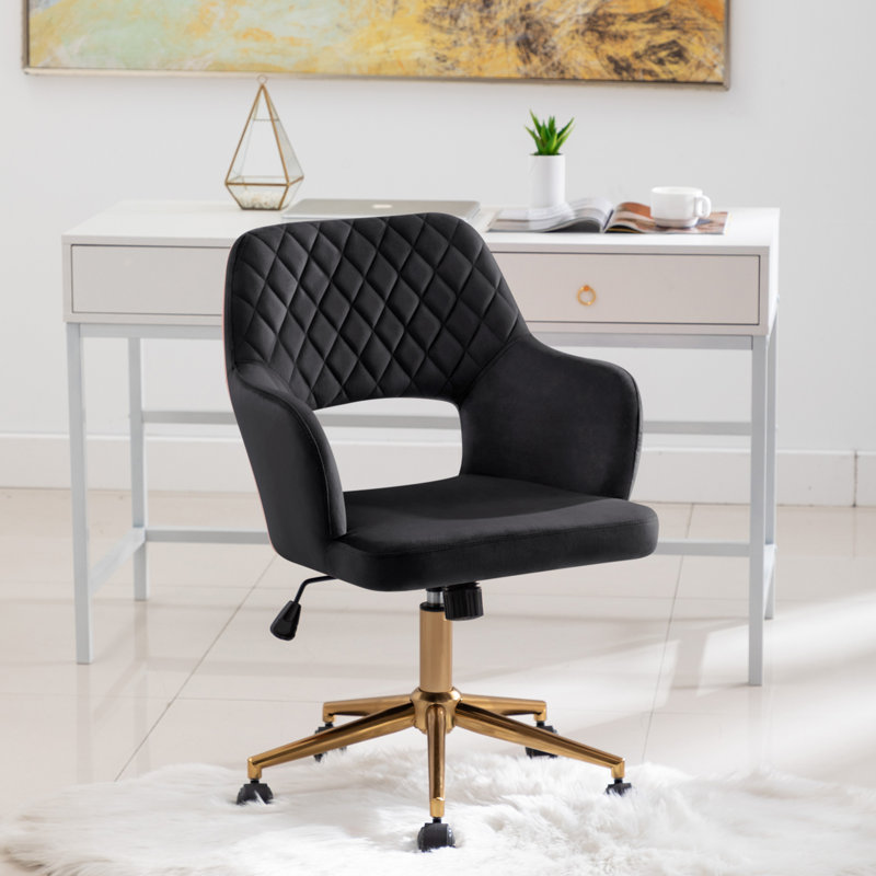 Rundelle Office Swivel Chair, Black