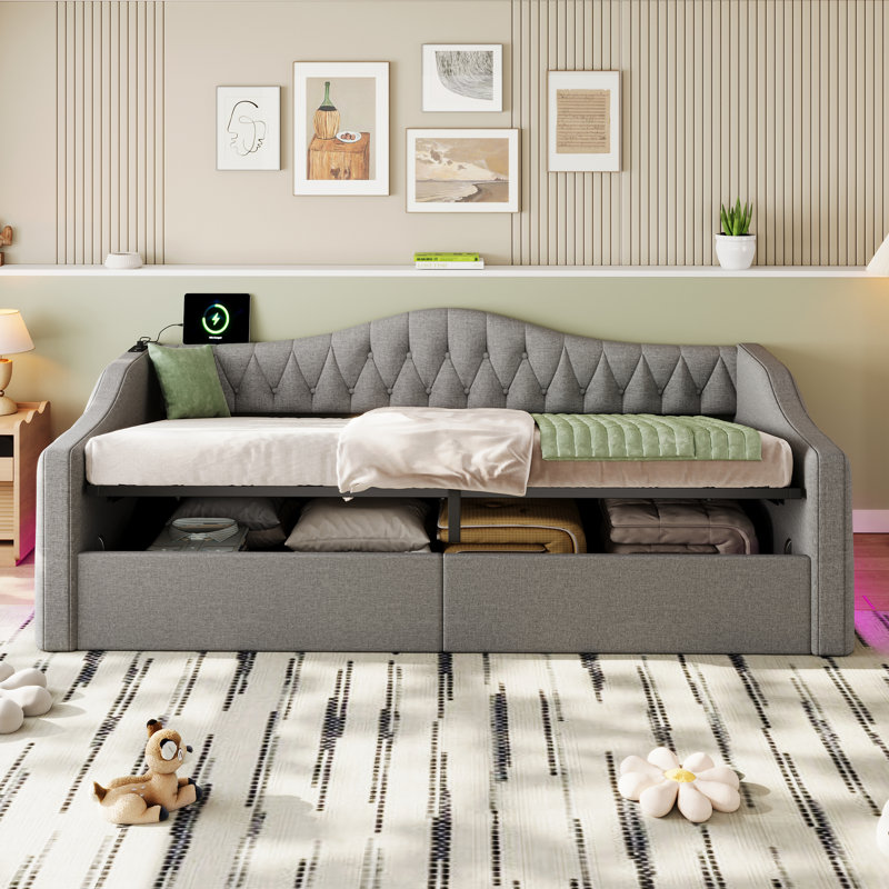 Upholstered Ottoman Bed