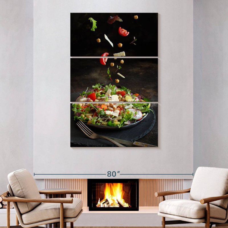 Yarlin Chickpea Salad, 74" H x 48" W