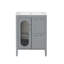 Meuble-lavabo 24 po avec lavabo, meuble-lavabo avec deux tiroirs et porte, tablette réglable-121709128