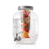 JoyJolt Beverage Dispenser with 2 Diffusers, 1 Gallon