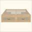 Lit plateforme avec 6 tiroirs de rangement-265474970-265474967