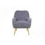 Fauteuil en velours de sherpa pour salon, chambre, bureau, facile à assembler-826893382