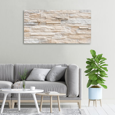 Brick Wall - Wrapped Canvas Print