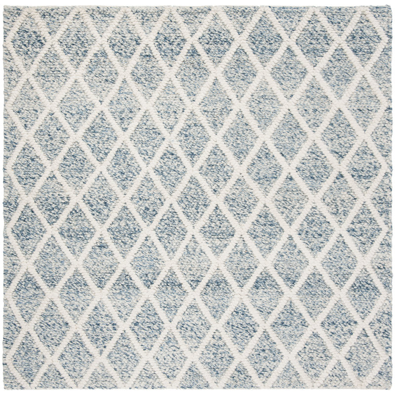 Russo Hand Woven Performance Geometric Rug, Square 6'