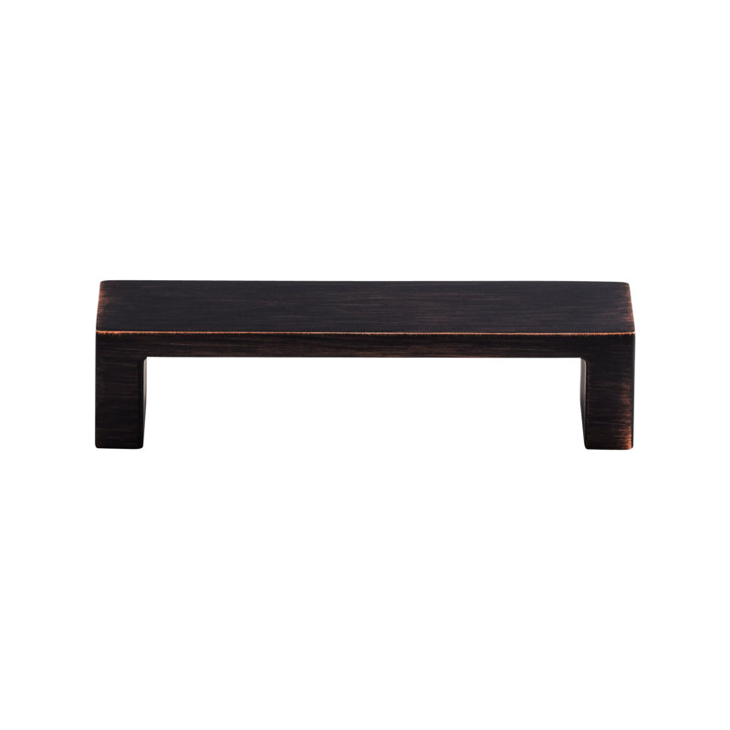 Modern Metro Bar Pull, Tuscan Bronze, 3 3/4" Center to Center