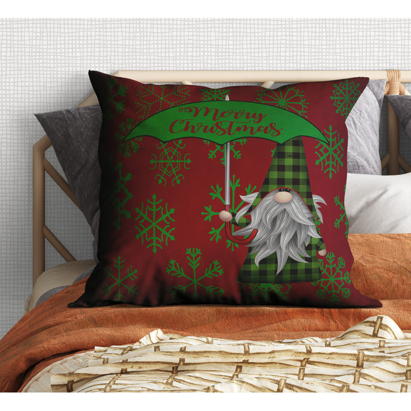 Outdoor Reversible Throw Pillow, 18" x 18"