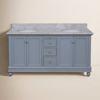 Ferdinand 60'' Double Bathroom Vanity with Top