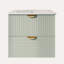Meuble-lavabo mural moderne à 2 tiroirs-106757346