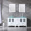 Ensemble de meuble-lavabo double 61,5 "avec miroir Roode-1406687259-1406687236
