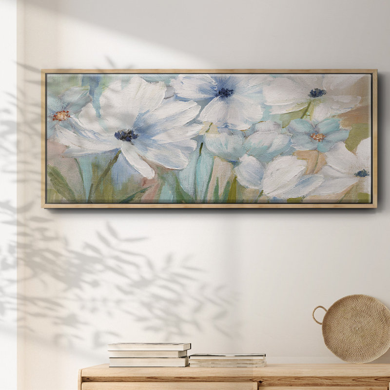 Printemps, toile encadrée, H 20 po x l 50 po