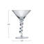 Verres à martini à tige torsadée
