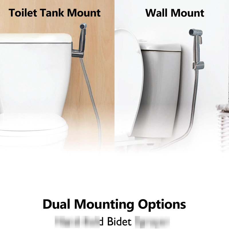 Toilet Bidet Handheld Solution - Stainless Steel, Feminine Hygiene, Cloth Diaper For Hygiene Handheld, Cleanser