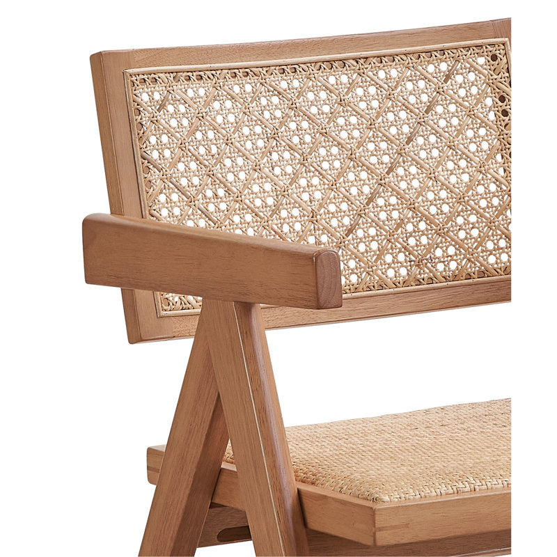 Lot de 2 fauteuils - Finition naturelle, finition de chaise de construction pour un bel espace extérieur
