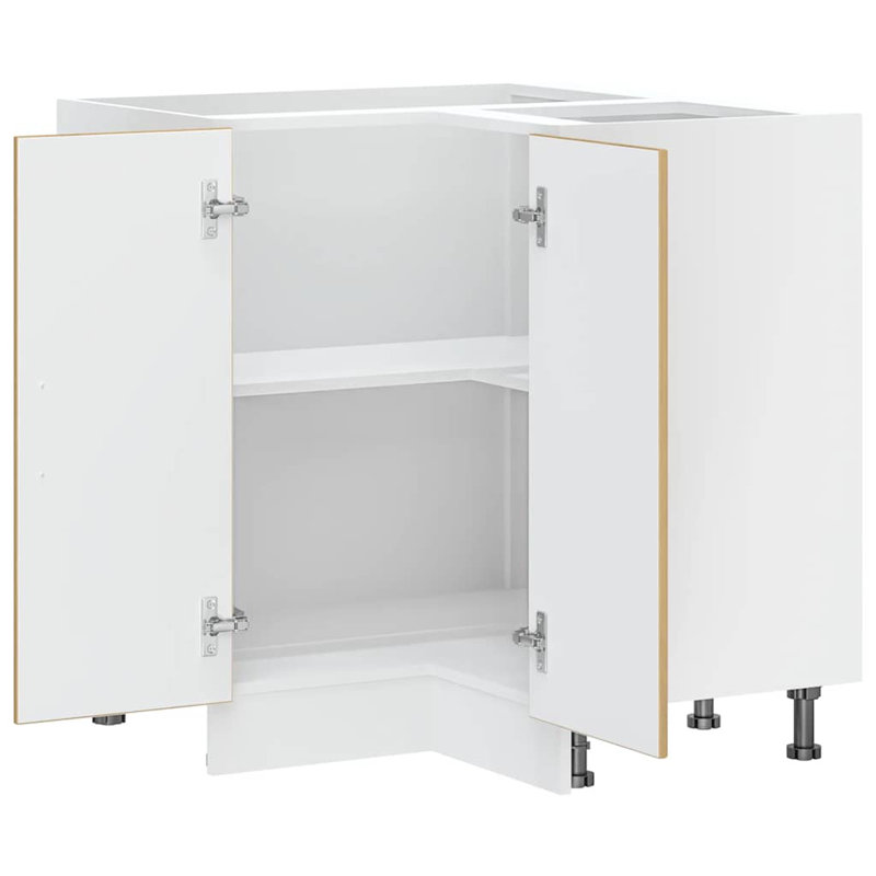 Latitude Run Kitchen Corner Base Cabinet Porto Engineered Wood, Artisan Oak