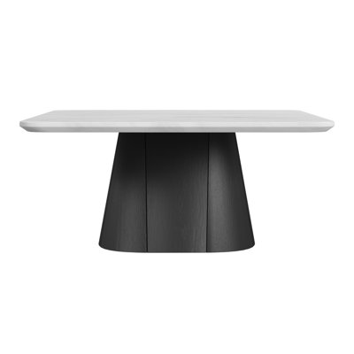 Table basse Crofton en blanc et noir