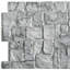 Panneau mural en vinyle gris l 38 po x L 19 po Falkirk