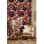 Papier peint floral Roses rétro
