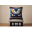 Zeugma Twin Horse Printed Silk Pillow