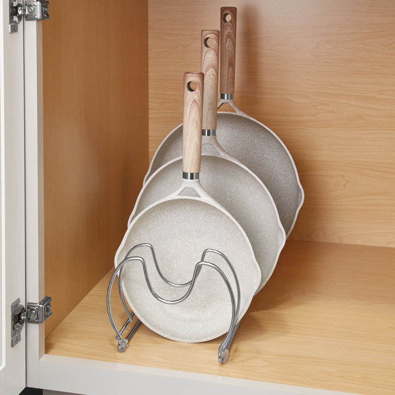 Organisateur de batterie de cuisine à 6 sections pour armoire de cuisine iDesign - Organisateur de support de batterie de cuisine