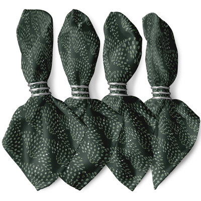 Johannesburg Polyester Geometric Square Napkin