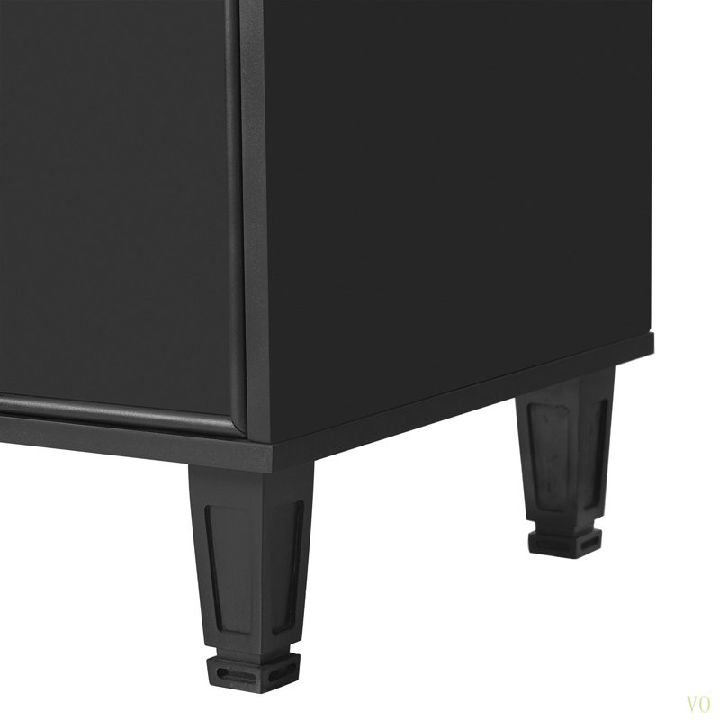 Meuble-lavabo 24 po avec lavabo, armoire de salle de bain avec tablette de porte, tiroir profond, panier coulissant à 2 niveaux, structure en bois massif et panneau de fibres à densité moyenne, un paquet
