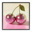 Giclée encadrée de cerises rétro disco, design par Creative Studio-1223686053-1223686055