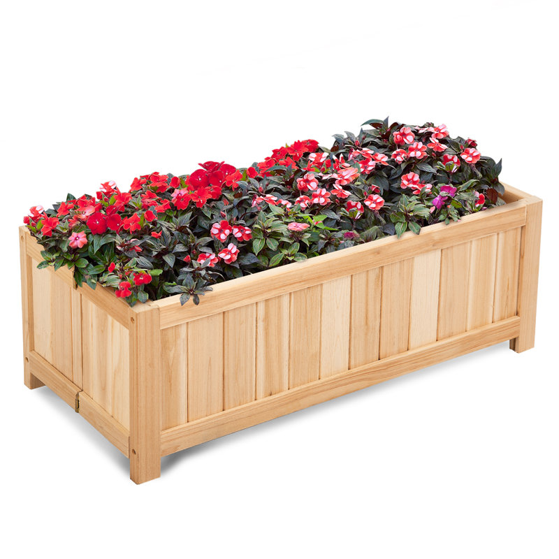 Landrie Wood Planter Box