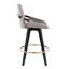 Tabouret de comptoir à hauteur fixe avec pivot