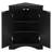 Modern Waterproof Corner Storage Cabinet, Sturdy MDF Triangle Floor Cabinet With Doors For Bathroom & Kitchen-2015901566