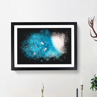 Boats - Picture Frame Painting Print