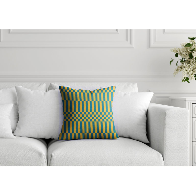 Housse de coussin intérieure carrée Crystal Tribal., 20 po X 20 po