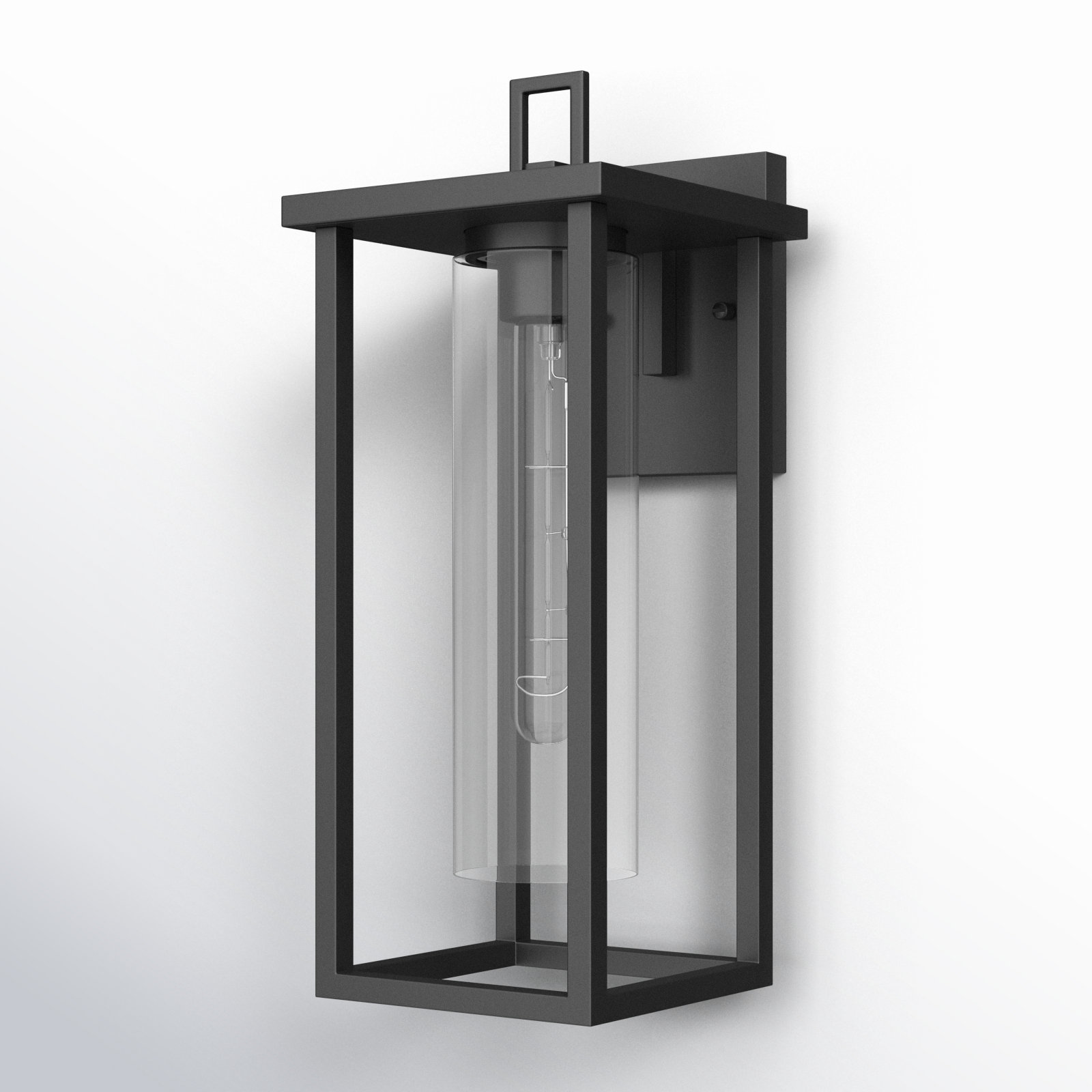 Kaisa Wall Mount Lantern, 17"H x 7" W x 8.5" D