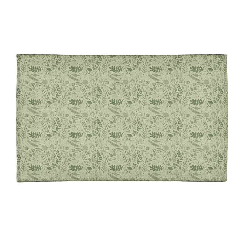 Chenille Floral Indoor Rug, Rectangle 2' x 3'
