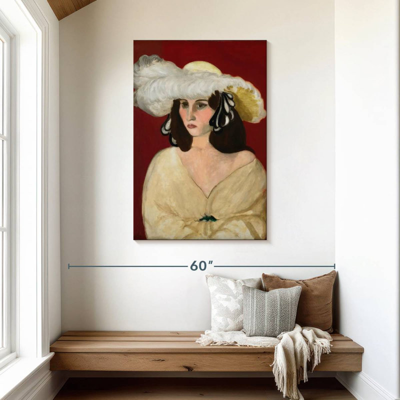 Plumes blanches Leisha, H 45 po x l 30 po