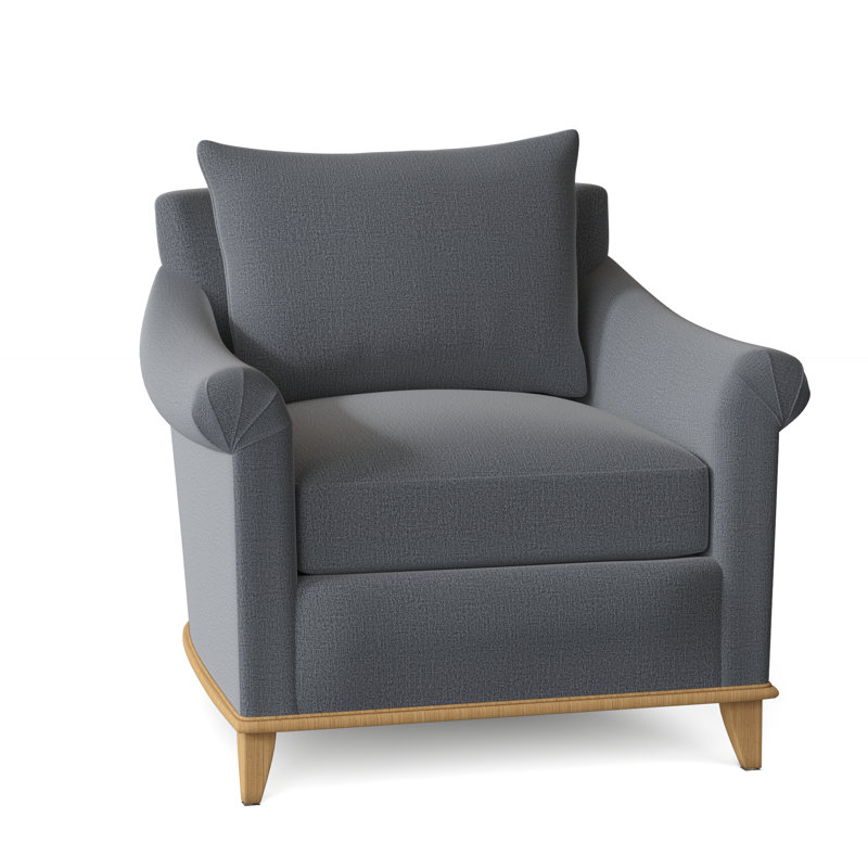 Drake Upholstered Armchair, Elise Harbor, Amber