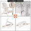 Chaises pliantes Adirondack avec coussin, chaise de patio surdimensionnée en PEHD résistante aux intempéries-384808971