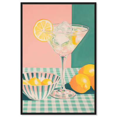 Toile «Lemon Slice Drink» par Art Remedy