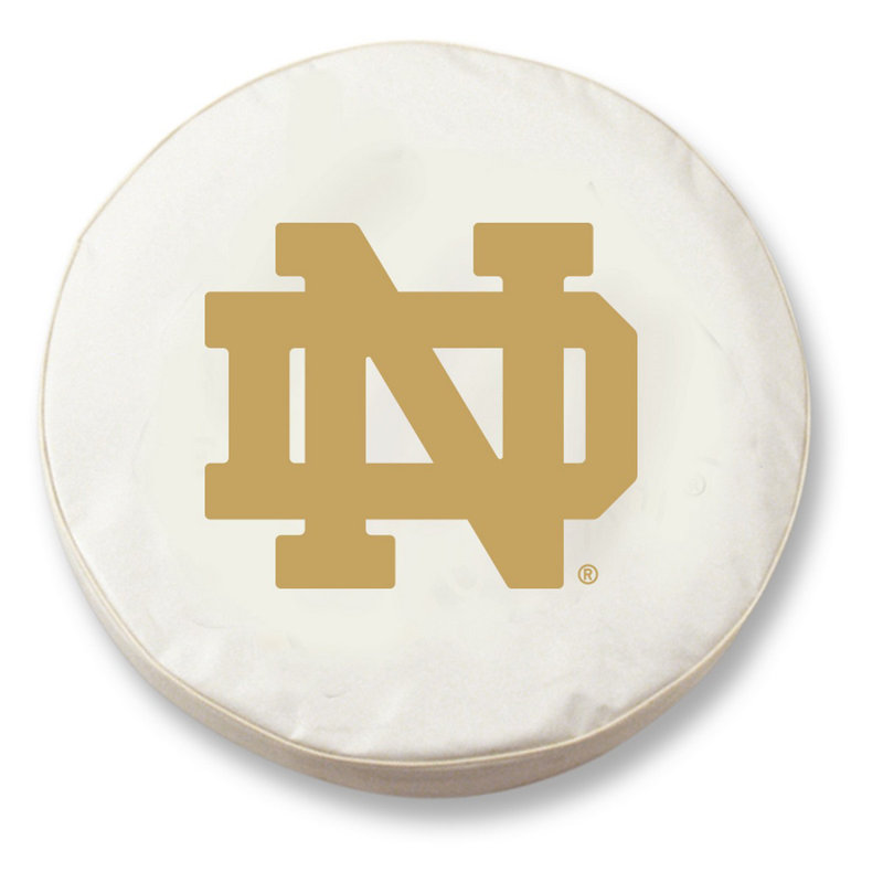 Elastic Wheel Cover By Holland Bar Stool, White, Y, Notre Dame