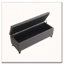 Banc de rangement en lin capitonné-1450110492