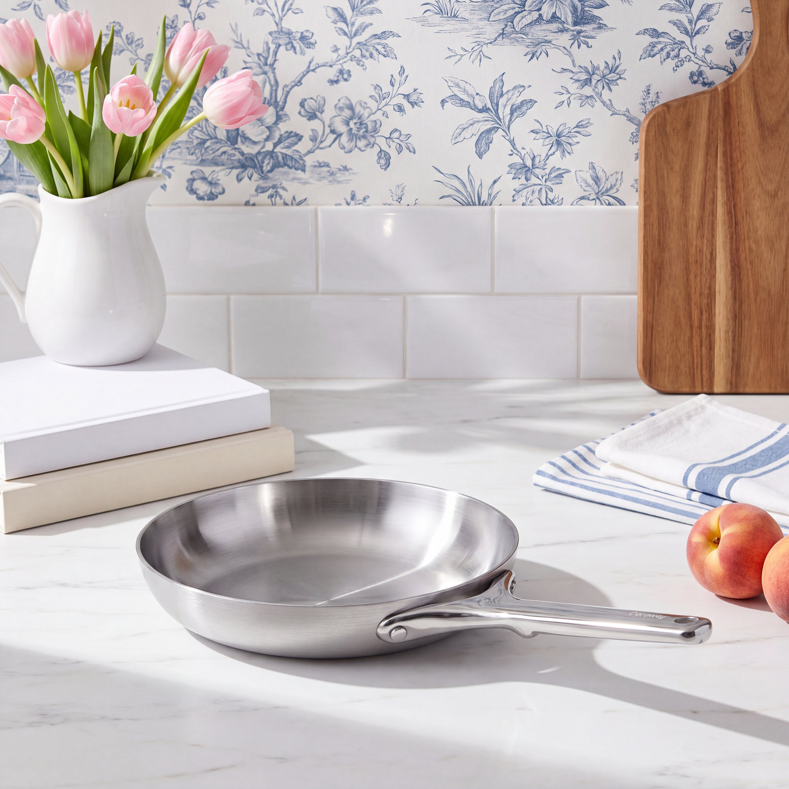 Caraway Stainless Steel Fry Pan, 8"