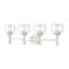 Éclairage pour meuble-lavabo à 4 lumières Ashrit-499177364