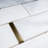 Supreme Tile Natural 11.82 in. x 11.82 in. Brick Joint Polished Marble Mosaic Tile-86557855