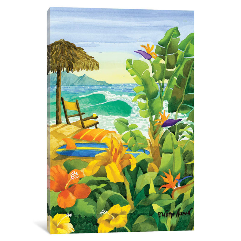 Tropical Holiday by Robin Wethe Altman - Wrapped Canvas Giclee Art Print, 101.6 cm H x 66.04 cm W x 1.91 cm D