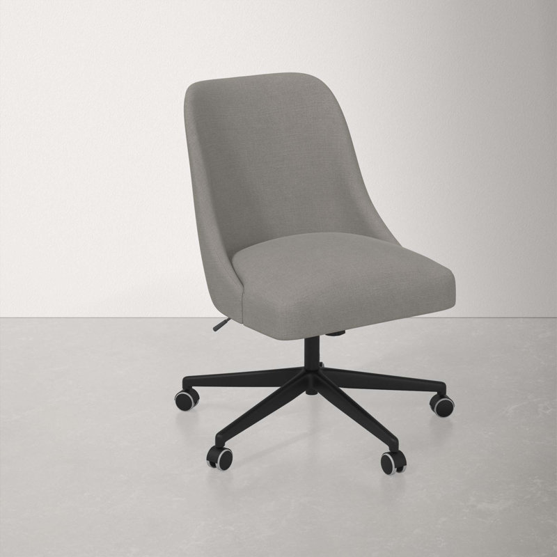 Acosta Height Adjustable Swivel Task Chair, Classic Grey Linen