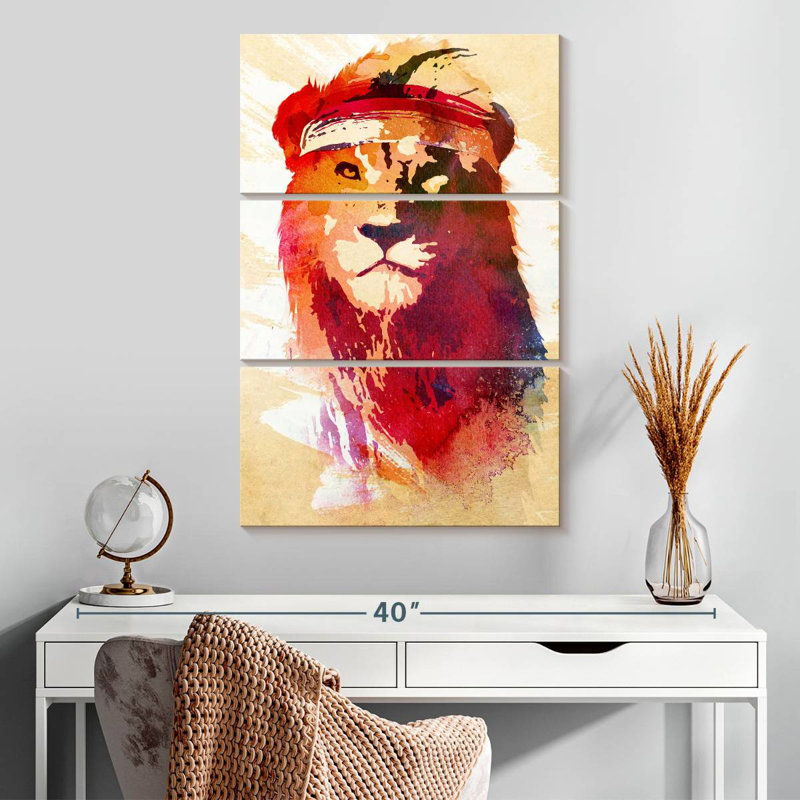 Brampt Gym Lion, 32" H x 20" W